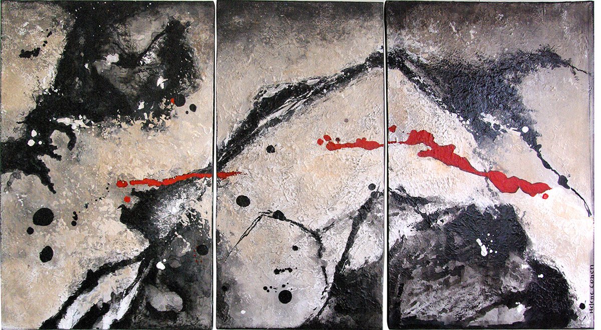 nude rouge triptyque